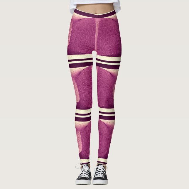 Trendiget "Ratti_Kreativ_Arts" Le Modern multifärg Leggings (Framsida)