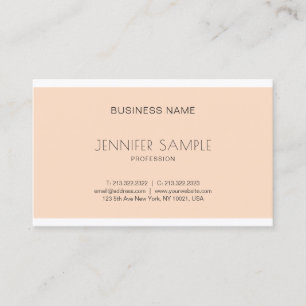 Trendiget Rengör grafik med modern Elegant - lyxfo Visitkort