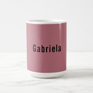 Trendiget ro Färg Professionell Guld Modern Plain Kaffemugg