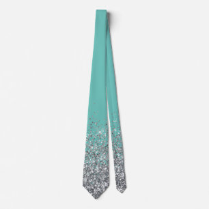 Trendiget Silver-Glitter Ombre Fading Slips