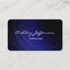 Trendiget Snyggt av nattblått Professionell Visitkort