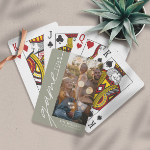 Trendiget Speltid Modern foto Casinokort