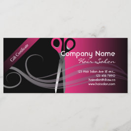 Trendiget Svart och rosa för presentationscertifik