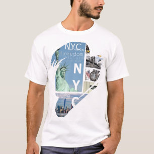 Trendiget Template Modern Elegant New York City T Shirt
