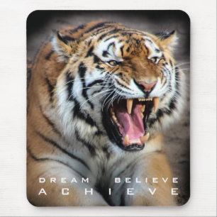 Trendiget Tiger Motivative Quote Animal Template Musmatta