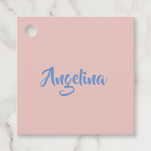 Trendiget Unik handskriftsskript för Snyggt av ele Gåvor Etiketter (Framsida)