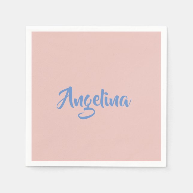 Trendiget Unik handskriftsskript för Snyggt av ele Pappersservett (Framsidan)