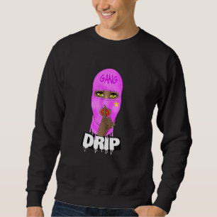Trendiget Urban Rap Hip hop Girl Women Lång Ärmad Tröja