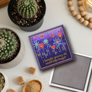 Trendiget Växla gamla Blommigtar för offerter för Magnet