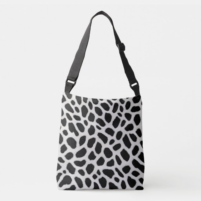 Trendiget White Leopard Elegant Collection Axelväska (Framsida)