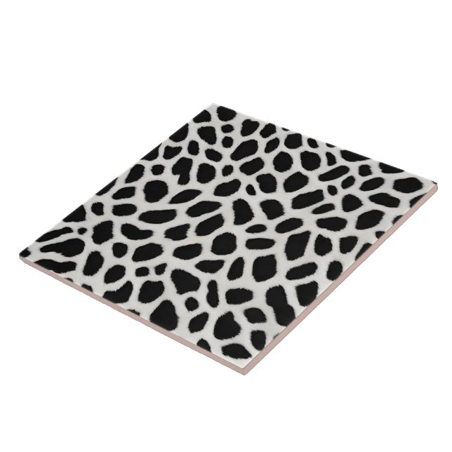 Trendiget White Leopard Elegant Collection Kakelplatta (Sidan)
