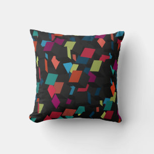 Trendigets Abstrakt Geometric Cube Mönster Kudde