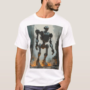 Trendigets återrobotgrafik - T Shirt