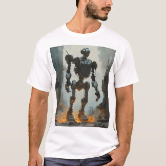 Trendigets återrobotgrafik - T Shirt