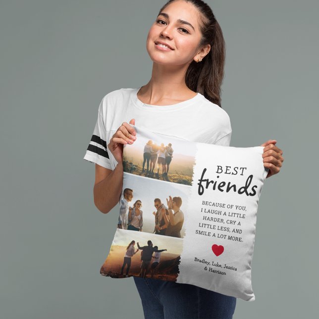 Trendigets bästa vänner Fotokollage & offert Kudde (Skapare uppladdad)