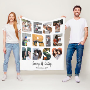 Trendigets bästa vänner Heart Besties 12 Photo Col Fleecefilt
