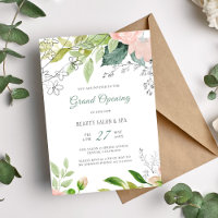 Trendigets botaniska, moderna skönhetsalonger