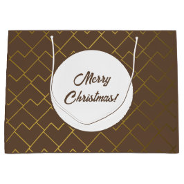 Trendigets Chic Geometric Golden Brown