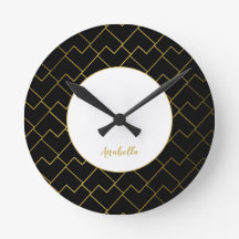 Trendigets Chic Geometric Golden Tiles Mönster