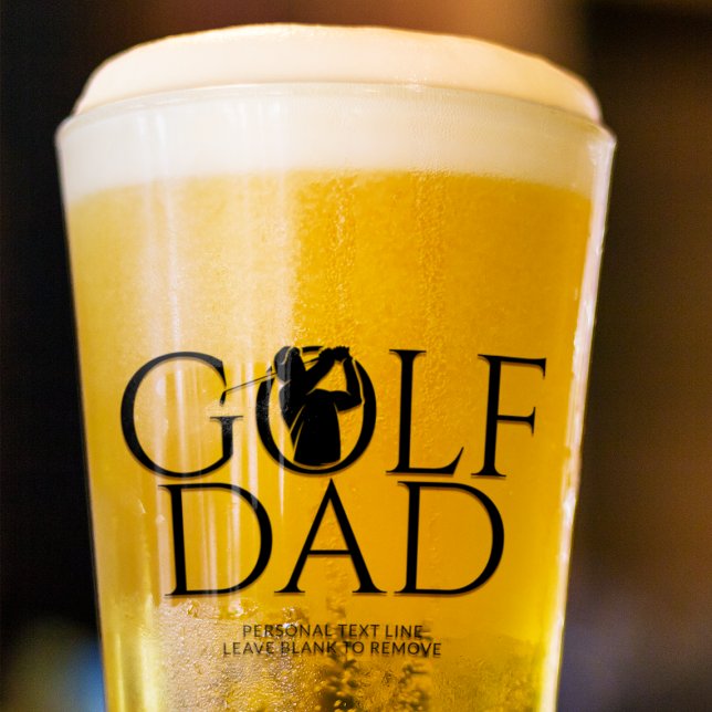 Trendigets Coola "GOLF PAPPA"-punkt Glaskopp (Skapare uppladdad)