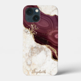 Trendigets Coola Marble,Burgundy Guld
