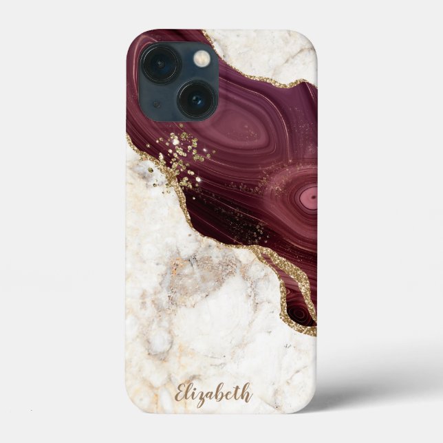 Trendigets Coola Marble,Burgundy Guld (Baksida)