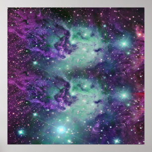 Trendigets Coola - ny Nebula-design i liten skala Poster