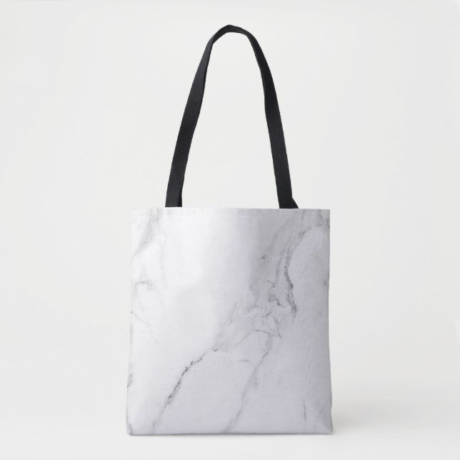 Trendigets Elegant Marble Snyggt och Modern Tygkasse (Framsida)