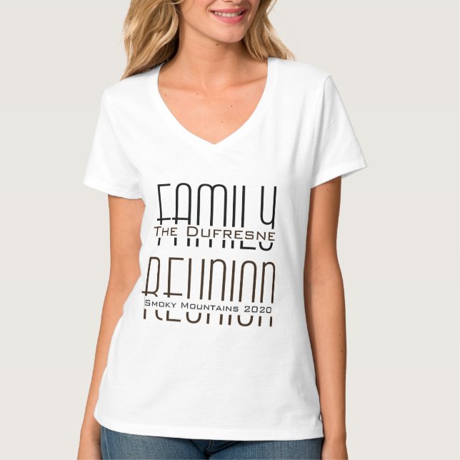 Trendigets familjeåterförening t shirt (Framsida)