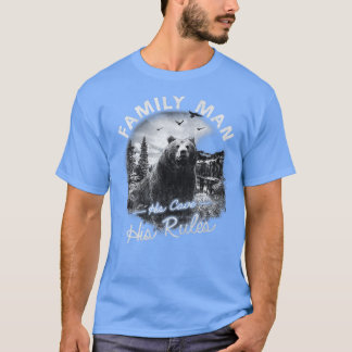 Trendigets familjejman bär sin grotta Regler Premi T Shirt