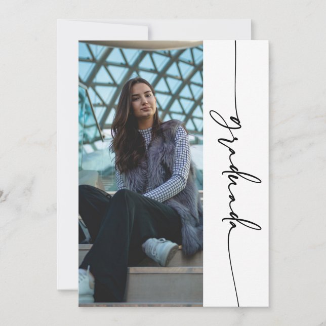 TRENDIGETS FORMELLA BUDGET Photo Graduación-meddel Meddelande (Framsida)