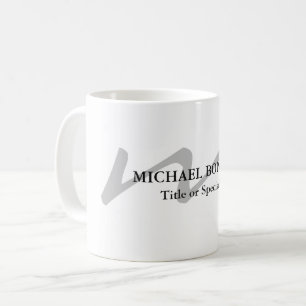 Trendigets första professionell i modernt monogram kaffemugg