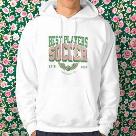 Trendigets fotbollsspelare Sport fläkt Modern vint Hoodie