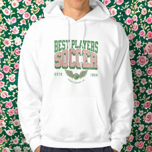 Trendigets fotbollsspelare Sport fläkt Modern vint Hoodie