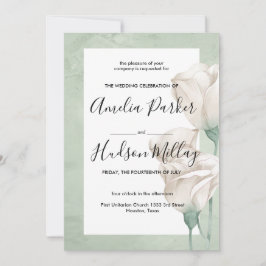 trendigets gienerinbjudan till bröllop inbjudningar