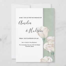 trendigets gienerinbjudan till bröllop inbjudningar