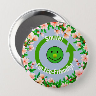 Trendigets Grönt Eco-Friendly Knapp