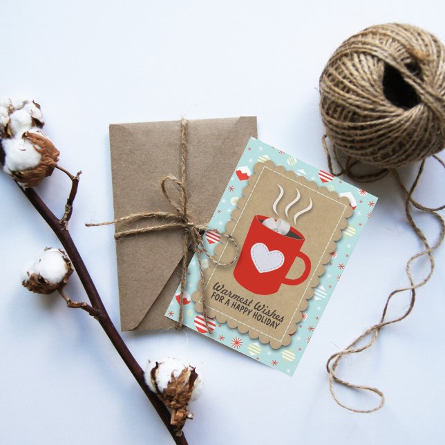 Trendigets Helgdag "varmaste Önskemål"-julkort Julkort (Skapare uppladdad)