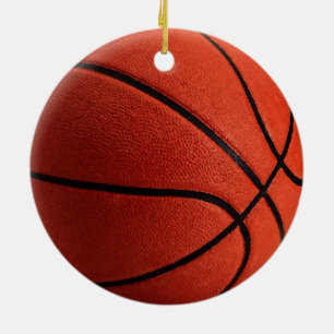 Trendigets Hett Basketball-julprydnad Julgransprydnad Keramik