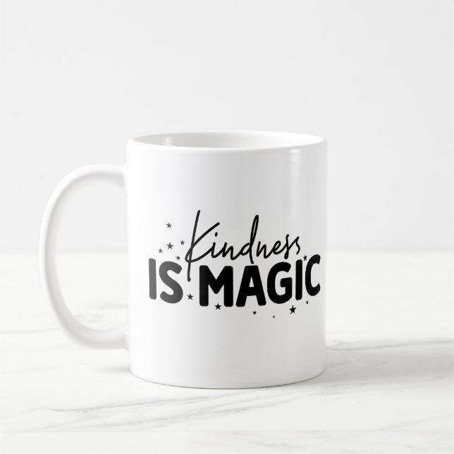 Trendigets kinditet är magiskt kaffemugg (Vänster)