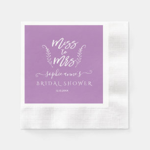 Trendigets Lila miss till Mrs Möhippa Pappersservett
