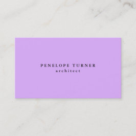 Trendigets minimalistiska Mauve Mallow Rosa Profes Visitkort