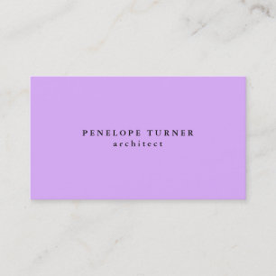 Trendigets minimalistiska Mauve Mallow Rosa Profes Visitkort