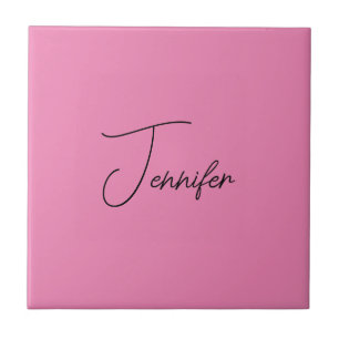 Trendigets minimalistiska moderna enkla Rosa Färg Kakelplatta
