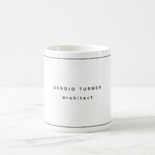 Trendigets minimalistiska Professionell två sida Kaffemugg