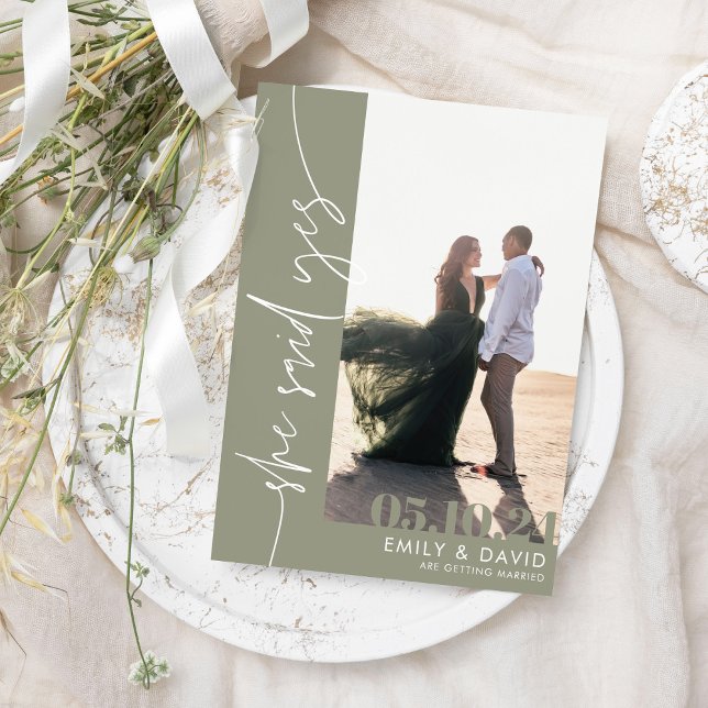 Trendigets moderna foto spara datumet (Skapare uppladdad)