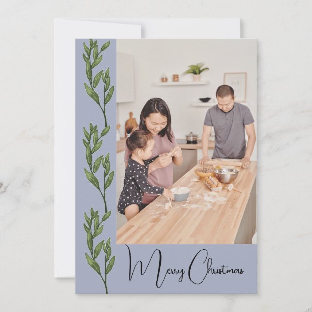 Trendigets moderna fotojul julkort (Framsida)