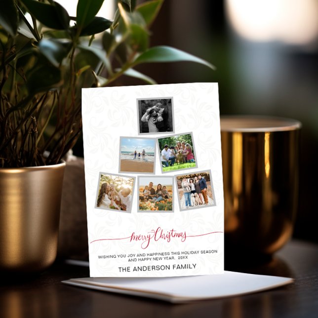 Trendigets moderna Helgdagar för julkamera Inbjudningar (Skapare uppladdad)