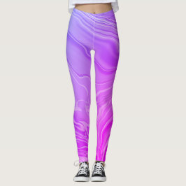 Trendigets moderna lila för rosa av chic leggings