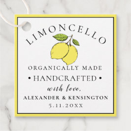 Trendigets moderna Limoncello för ett Flaska Gåvor Etiketter